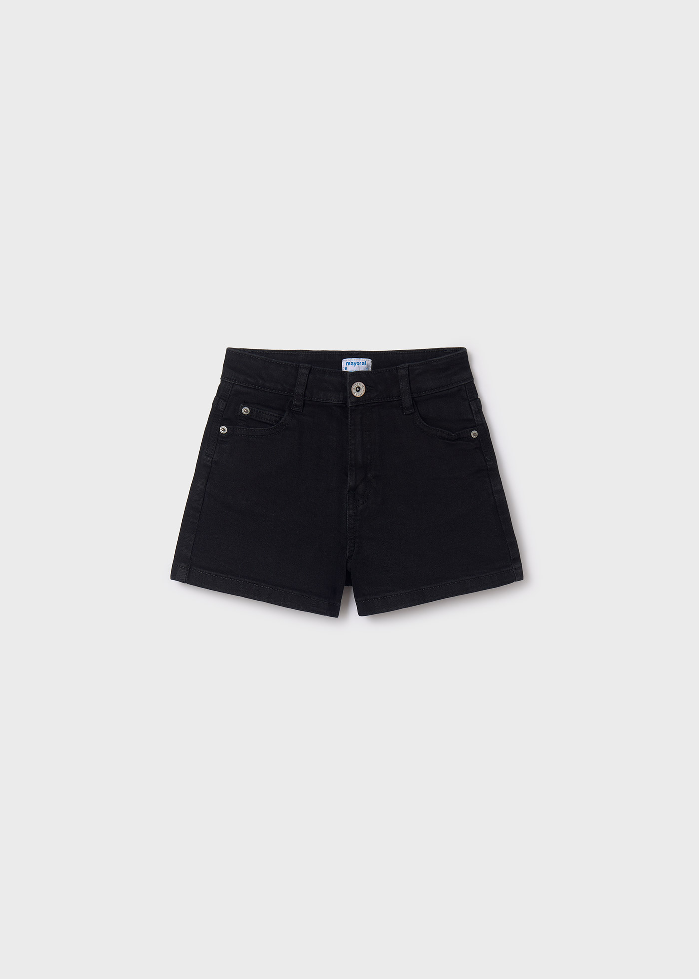 Shorts jeans Ecowash para meninas, jeans escuro