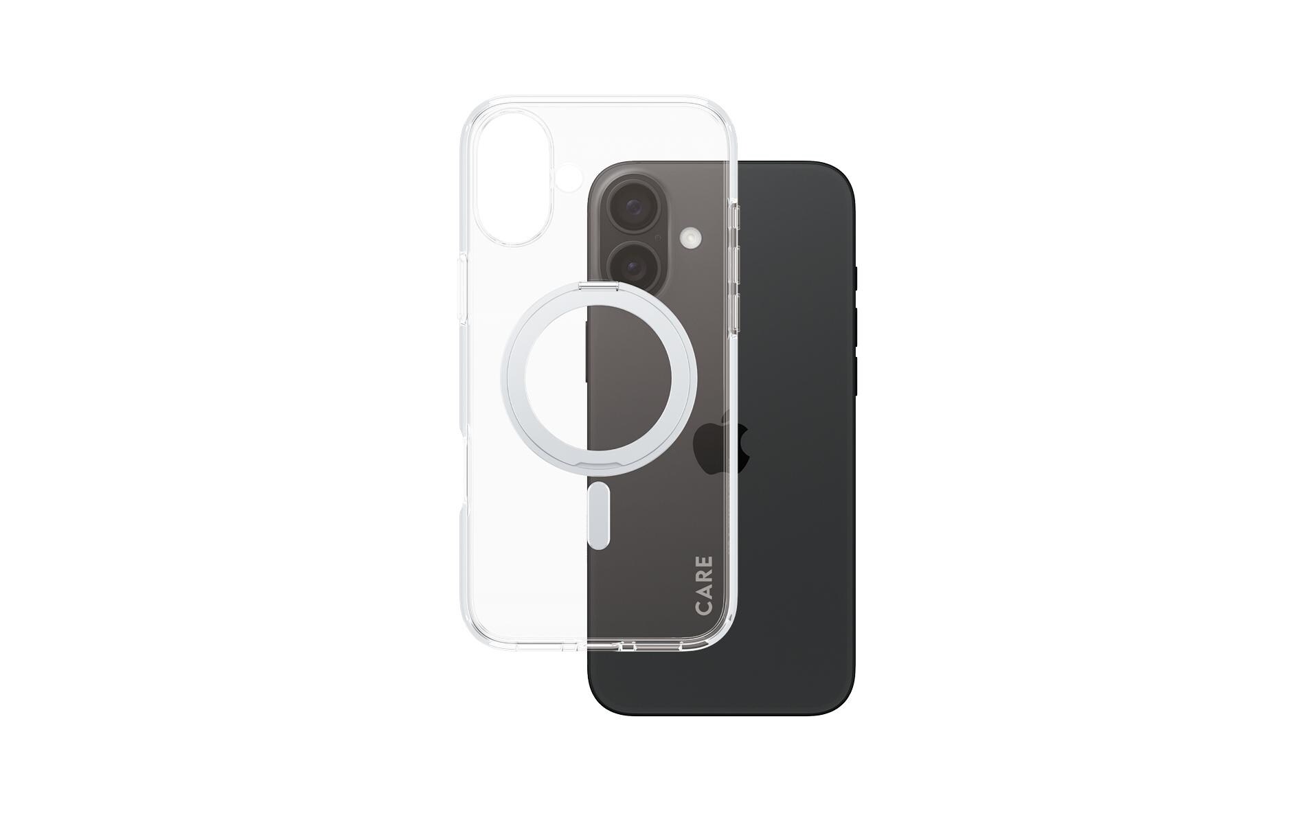 Back Cover Feature Kickstand iPhone 16 Plus SilberSchutzhülle für das Apple iPhone 16 Plus