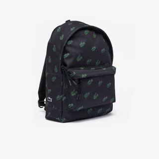 Sac à dos à imprimé crocodile Sacs à dos - Bleu - Lacoste - Unisex