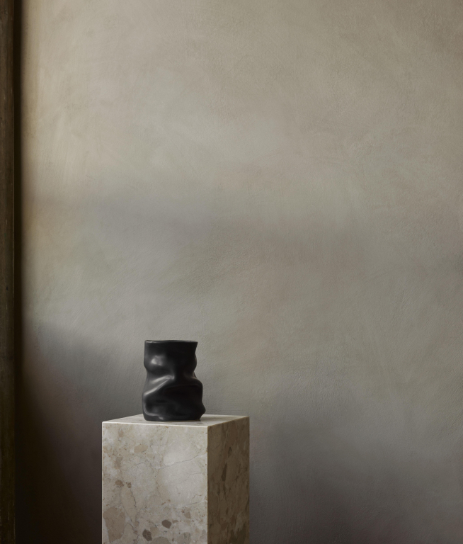 Audo Copenhagen Collapse vaas small zwart