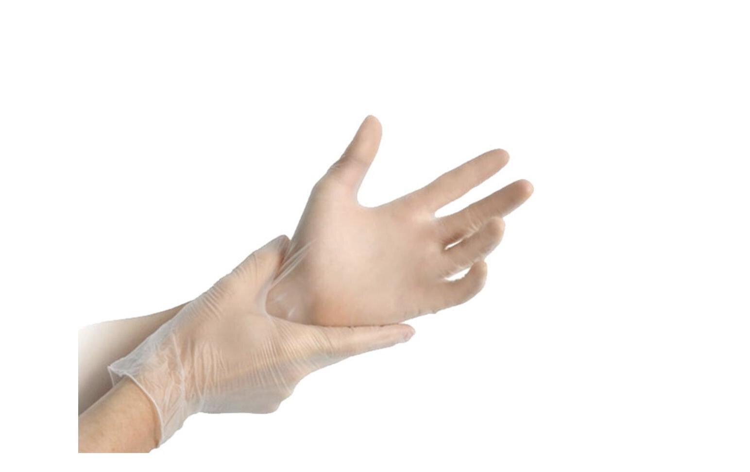 Vinyl Expert S, Transparent, 100 StkEinweg Medizin- und Schutzhandschuh