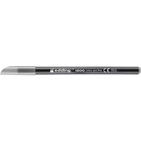 edding 1200 Fasermaler colourpen pastell, 1mm, silbergrau