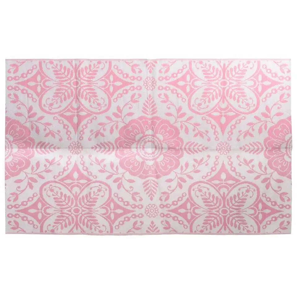 vidaXL Buitenkleed ARAKIL 160x230 cm PP roze