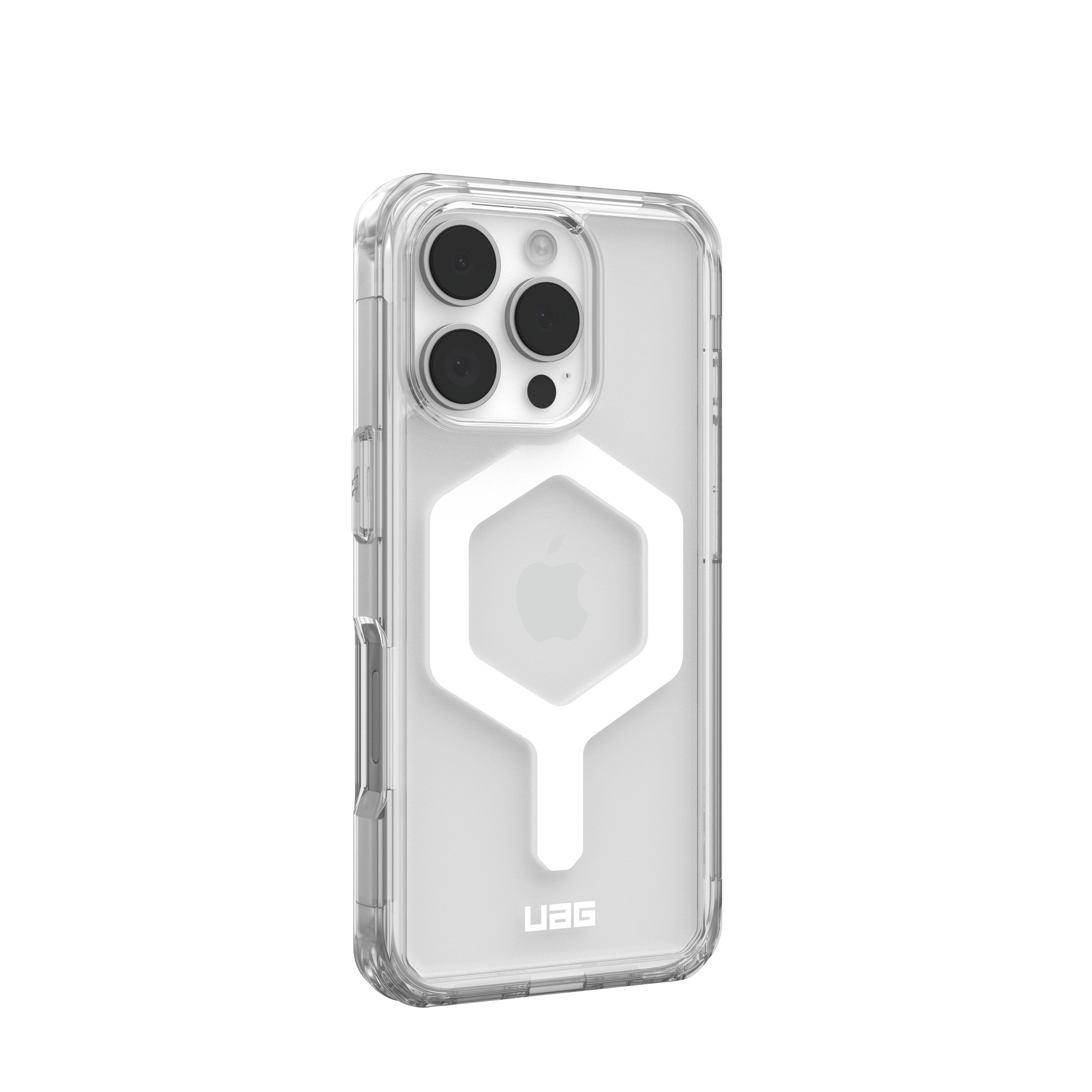 iPhone 16 Pro MagSafe Hybrid Schutzhülle Plyo (114480114341) - Transparent (Ice)