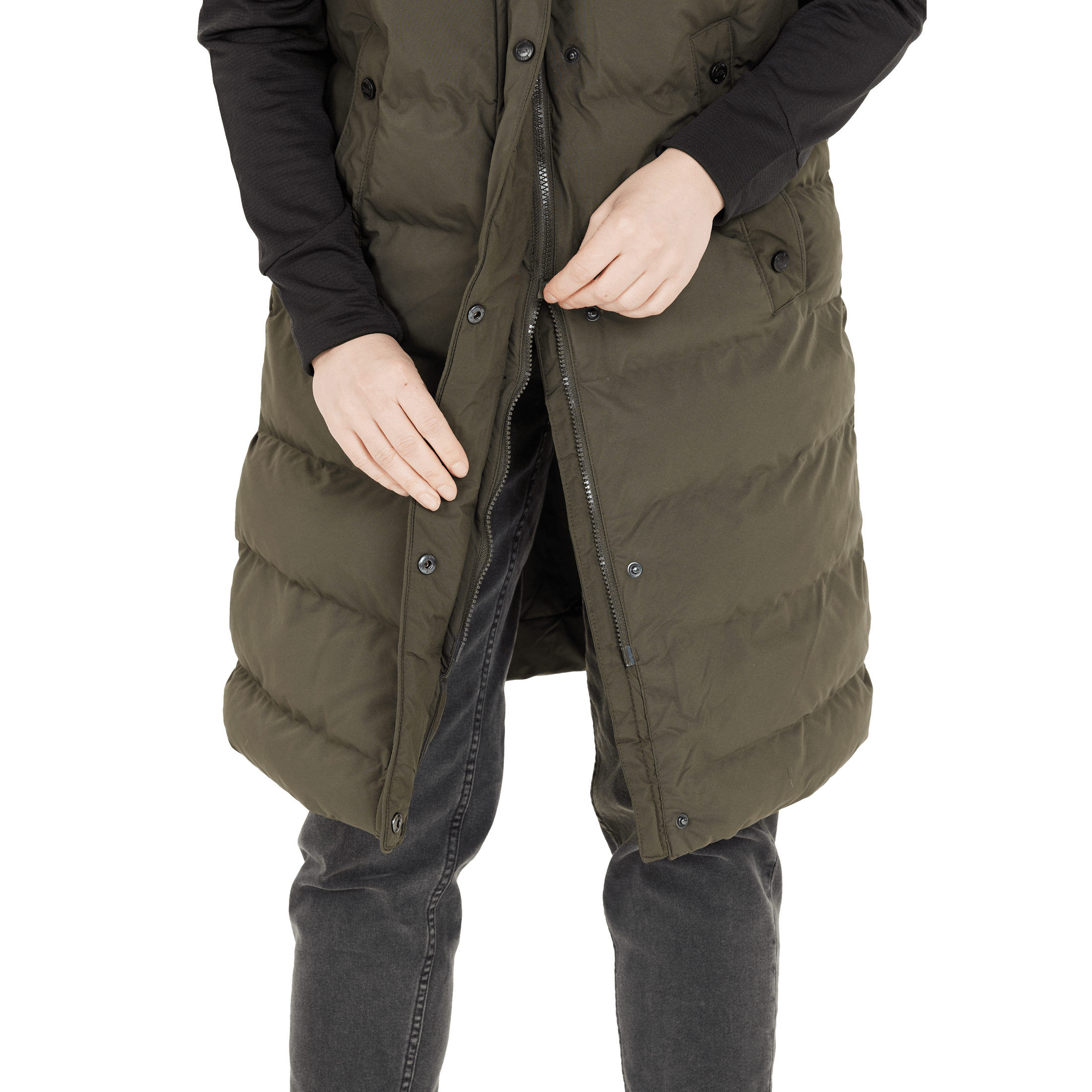 Vertical Chiefanu W Long Puffer Vest - Jakke