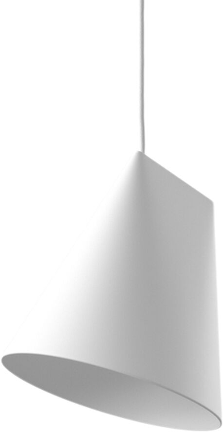 Moebe Ceramic Pendant, Wide White