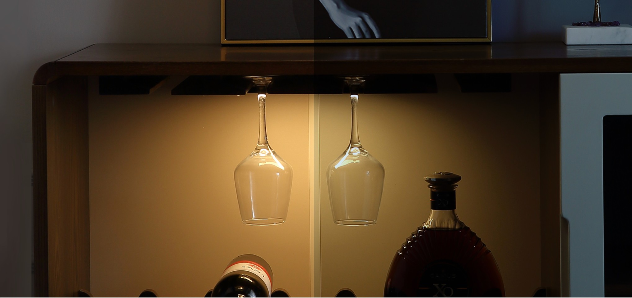 Yeelight - Bevægelsessensor Garderobelampe 60cm (Sort 2700K)
