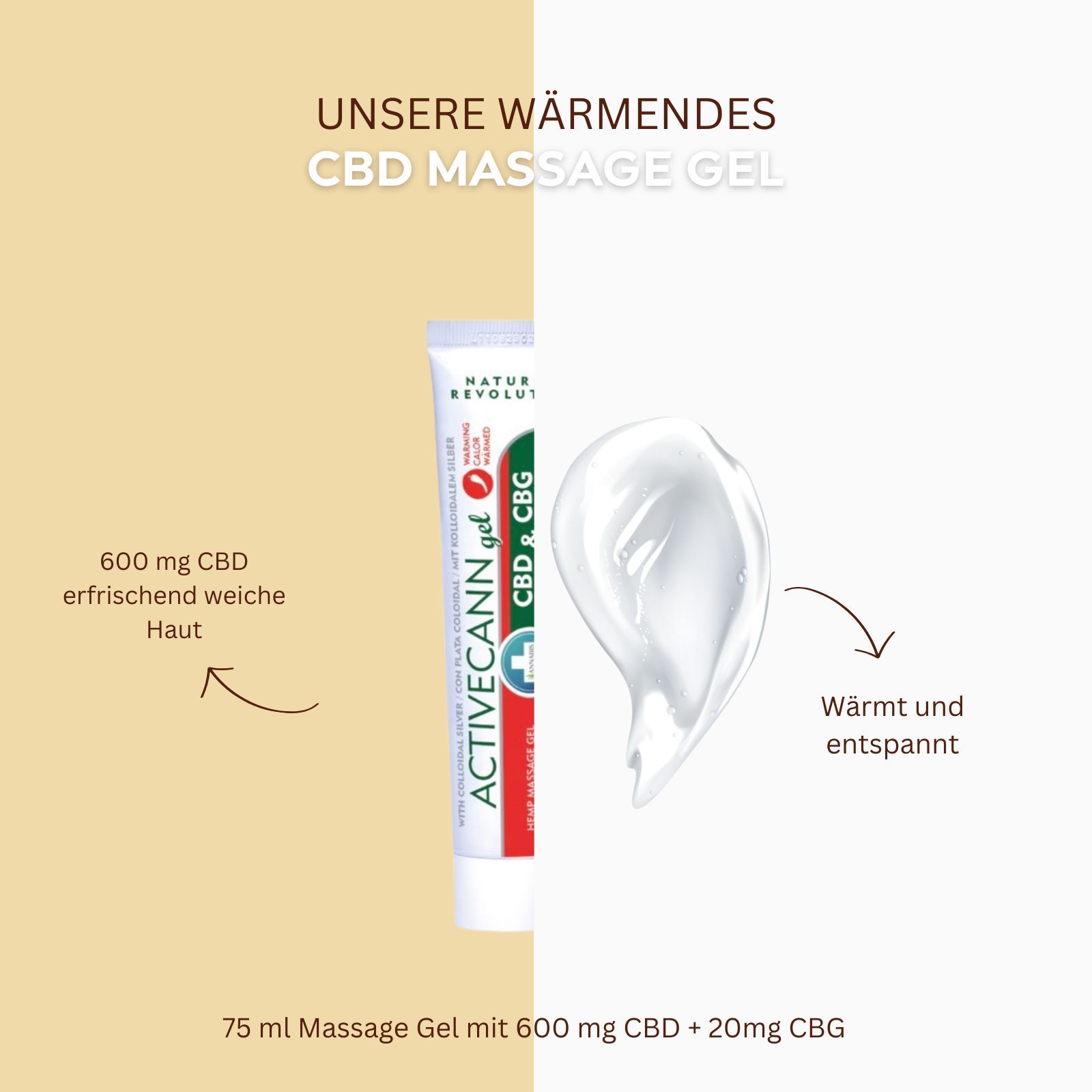 Weedness CBD Hot Massage Creme