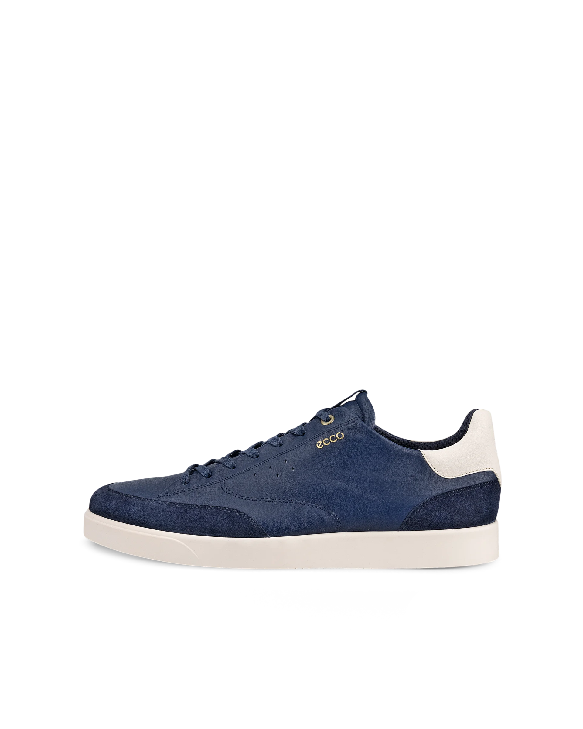ECCO STREET LITE M Herren Ledersneaker Blau