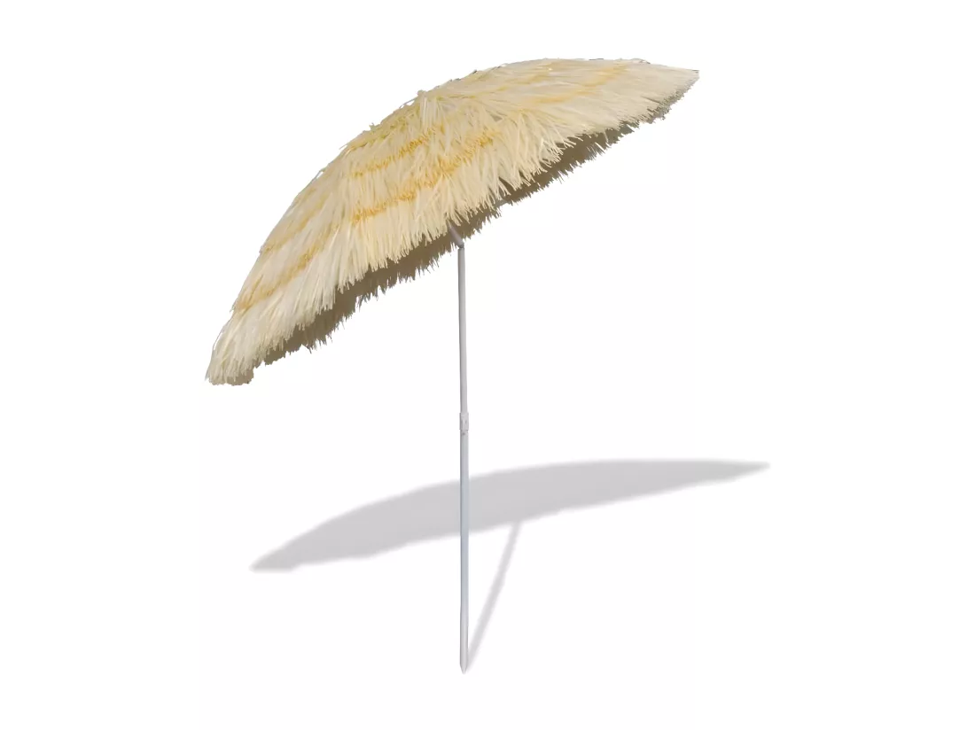 Parasol de plage inclinable style Hawaii