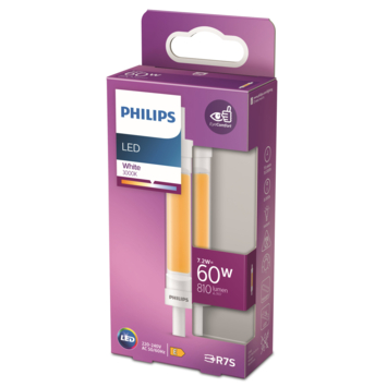 Philips LED staaflamp R7S 60W 118mm niet dimbaar