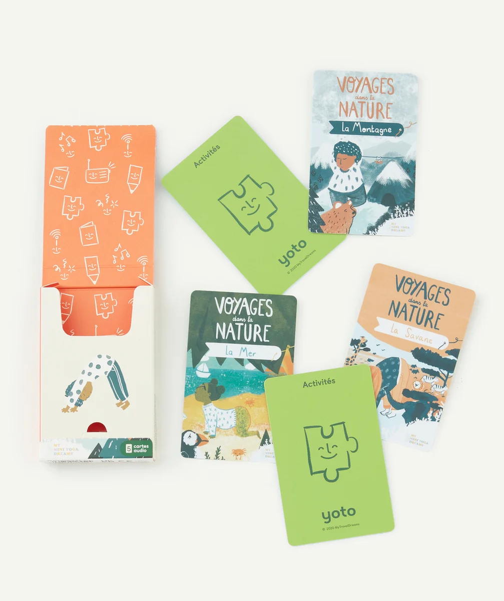 YOTOPACK DE 5 CARTES HISTOIRES AUDIO VOYAGE DANS LA NATURE