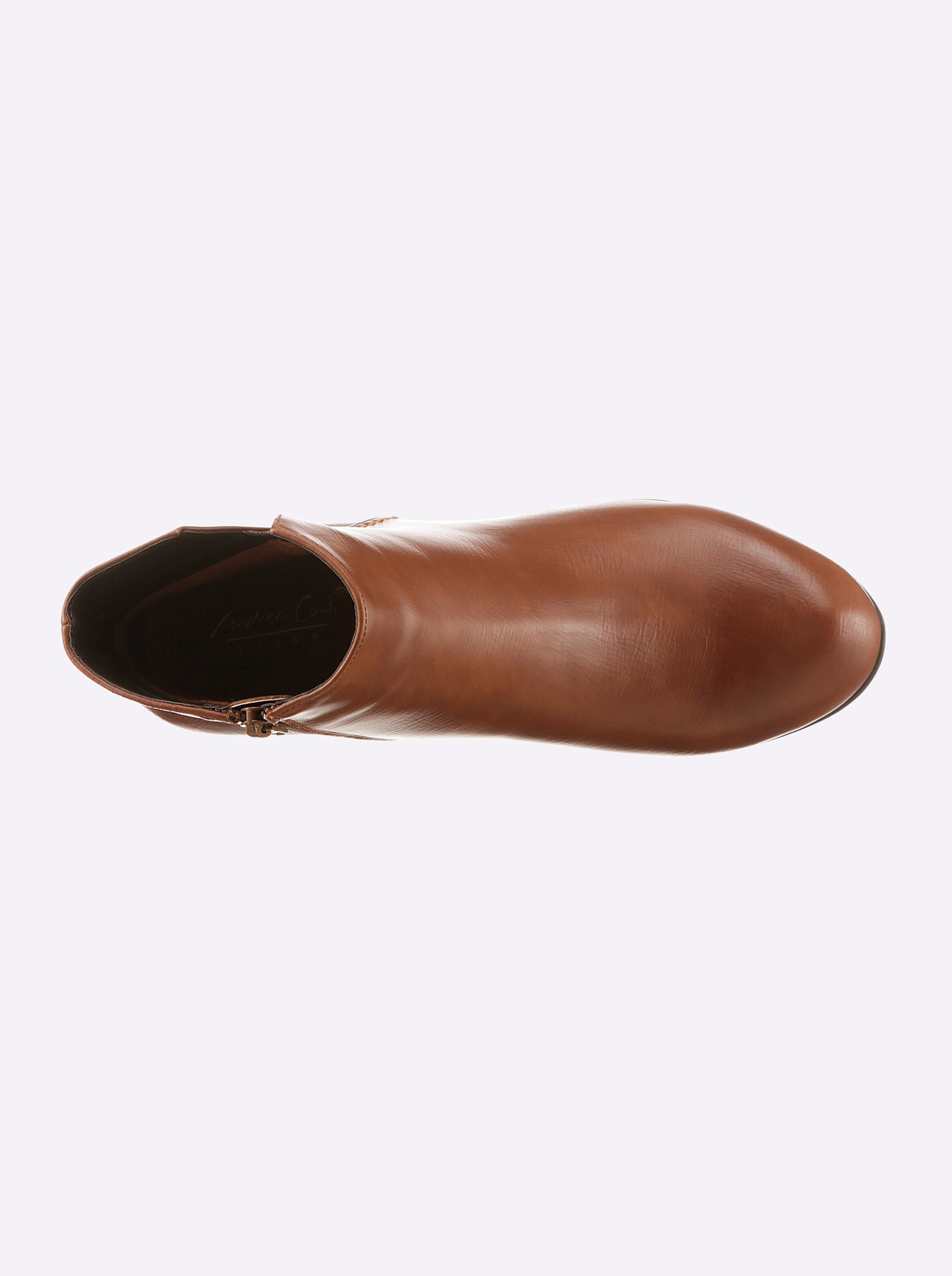 Andrea Conti Stiefelette in cognac
