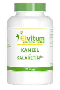 Elvitum Kaneel Met Salaretin Vegicaps 180CP