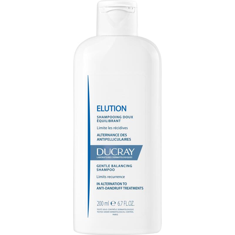 Shampooing doux équilibrant Ducray Elution - Flacon de 200 ml