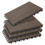 Gulvplater 4-pk 30x30 cm 0,36 m²