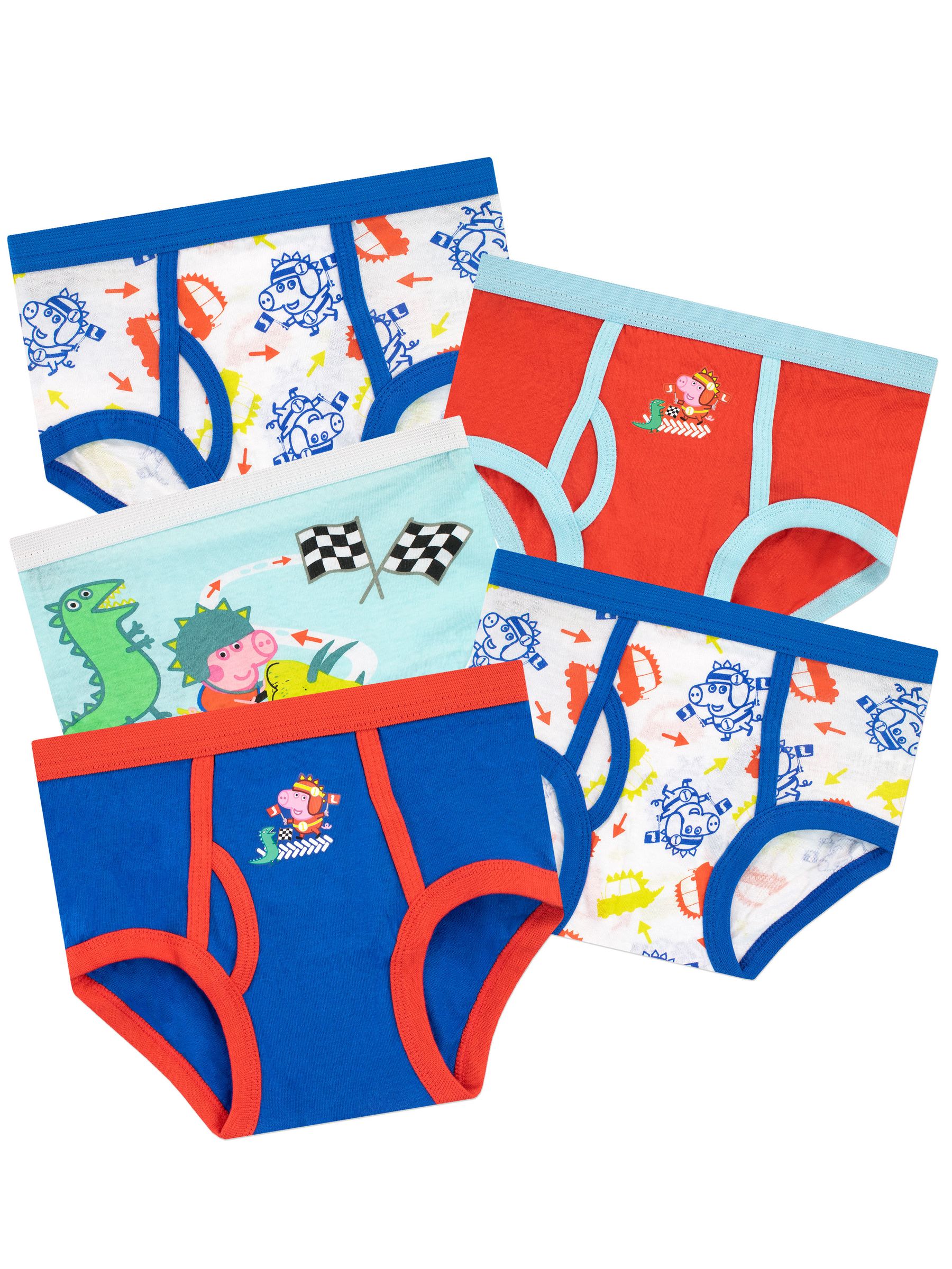 Character George Pig 100% Cotton Underwears 5 Pack