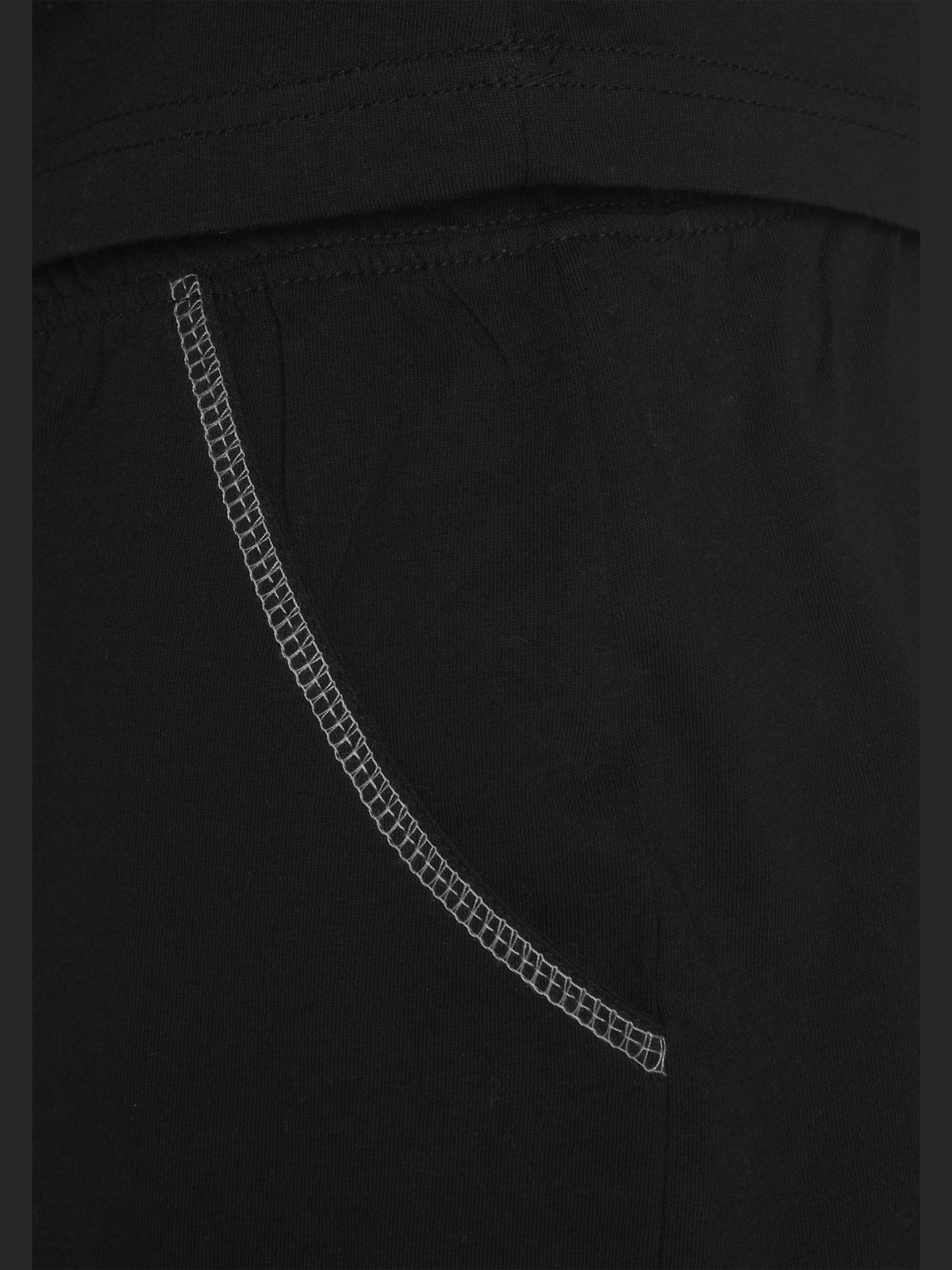 Pyjama court avec imprimé texte devant