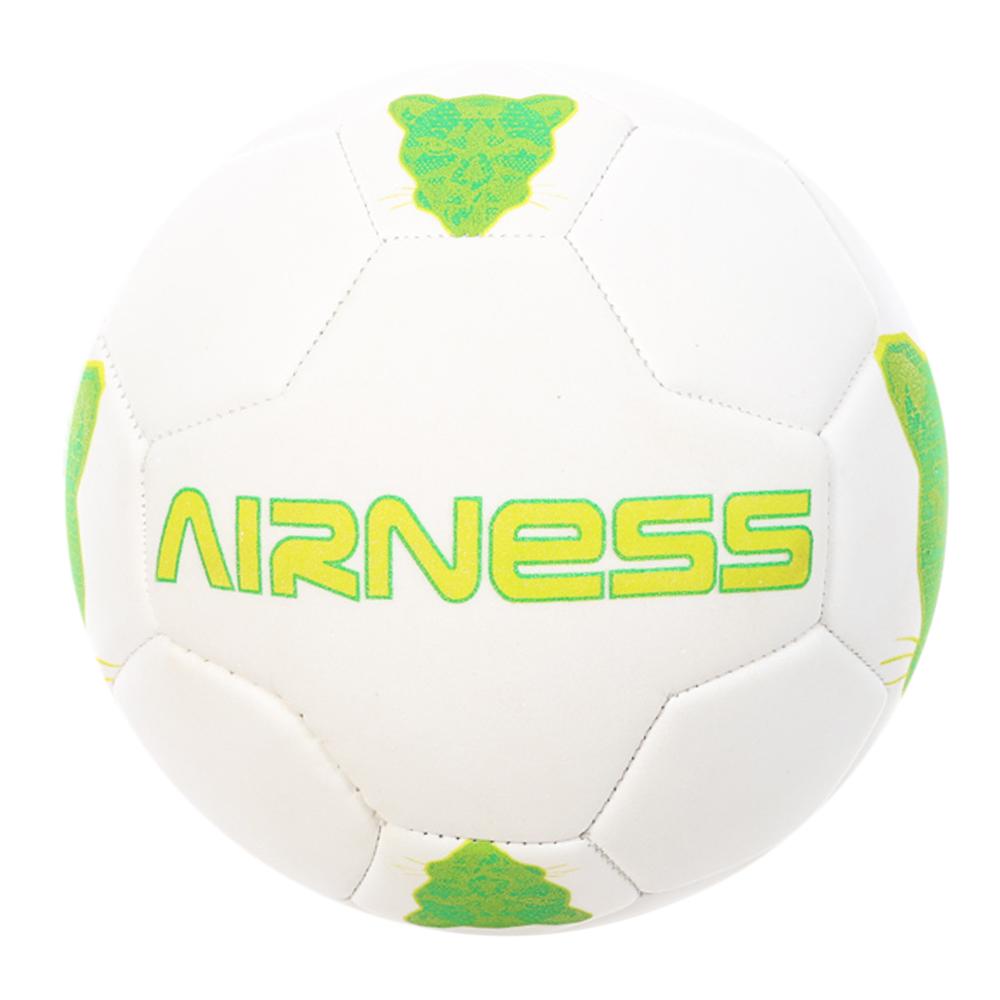 Airness Ballon de foot Blanc/Vert Airness Minisoft