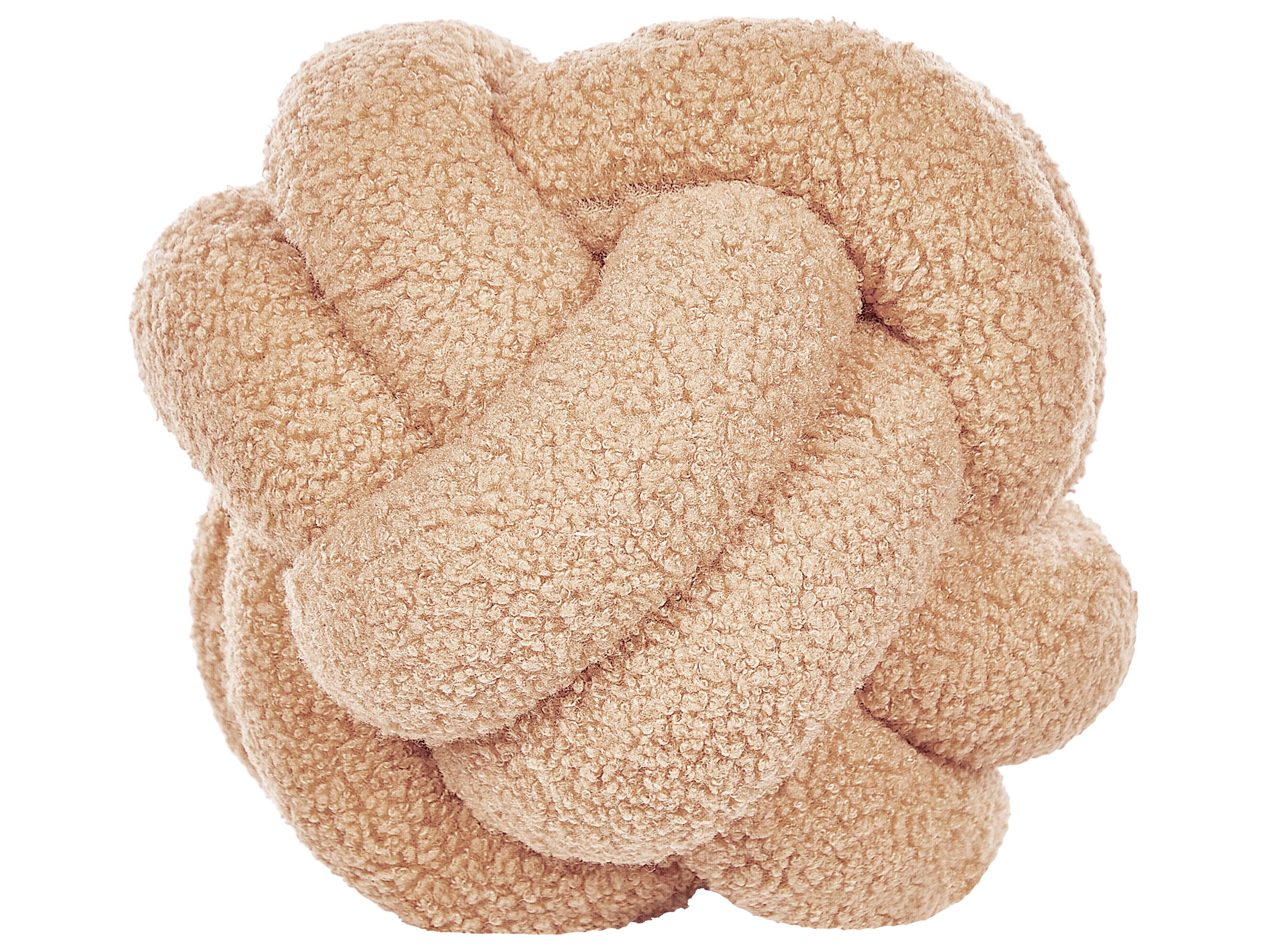 Sierkussen MALNI Bouclé 19 x 19 cm Zandbeige effen