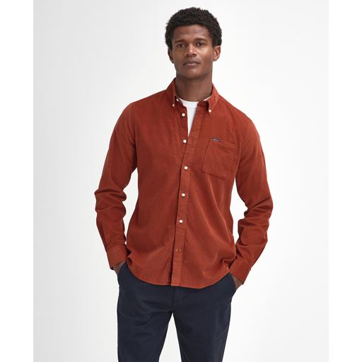 Barbour Ramsey Tailored Skjorte, Dark Ginger, XXL
