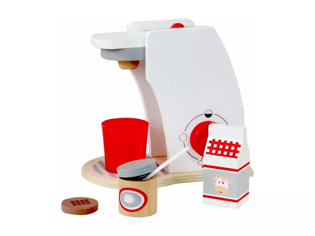 Jeu de Machine à Café pour Enfants Booy À partir de 3 ans Bois Multicolore