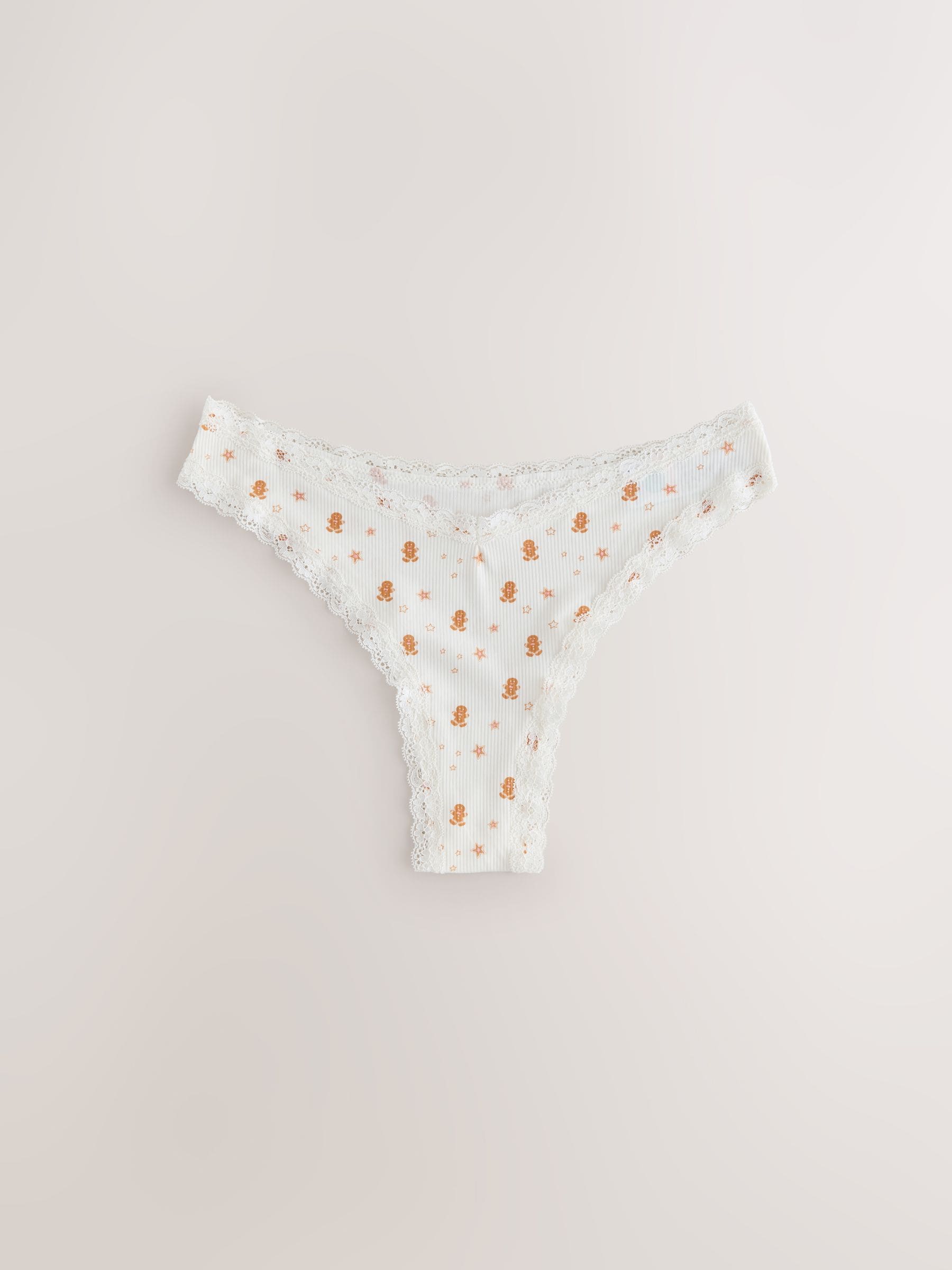 Gingerbread Man Print - Christmas Knickers