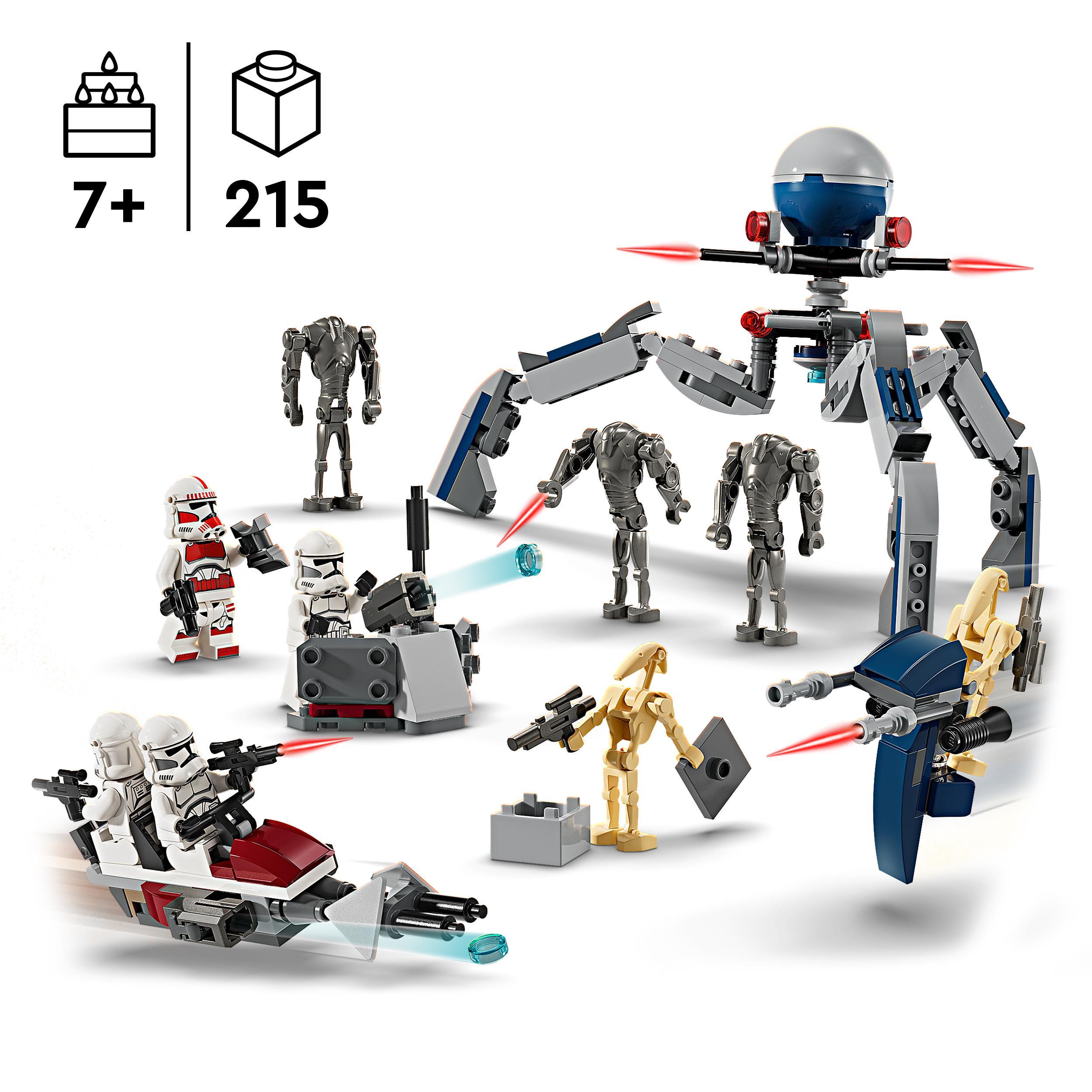 LEGO® Star Wars™ 75372 CLONE TROOPER™ & BATTLE DROID™ BATTLE PACK