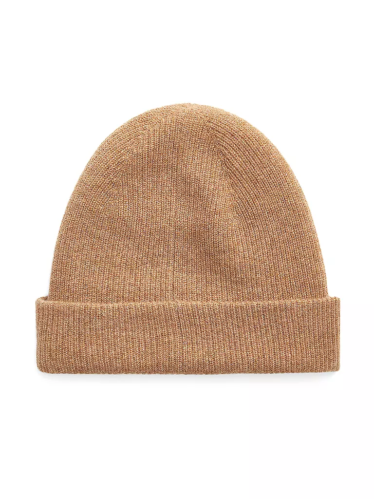 POLO RALPH LAUREN Kaschmirmütze - Haube  camel
