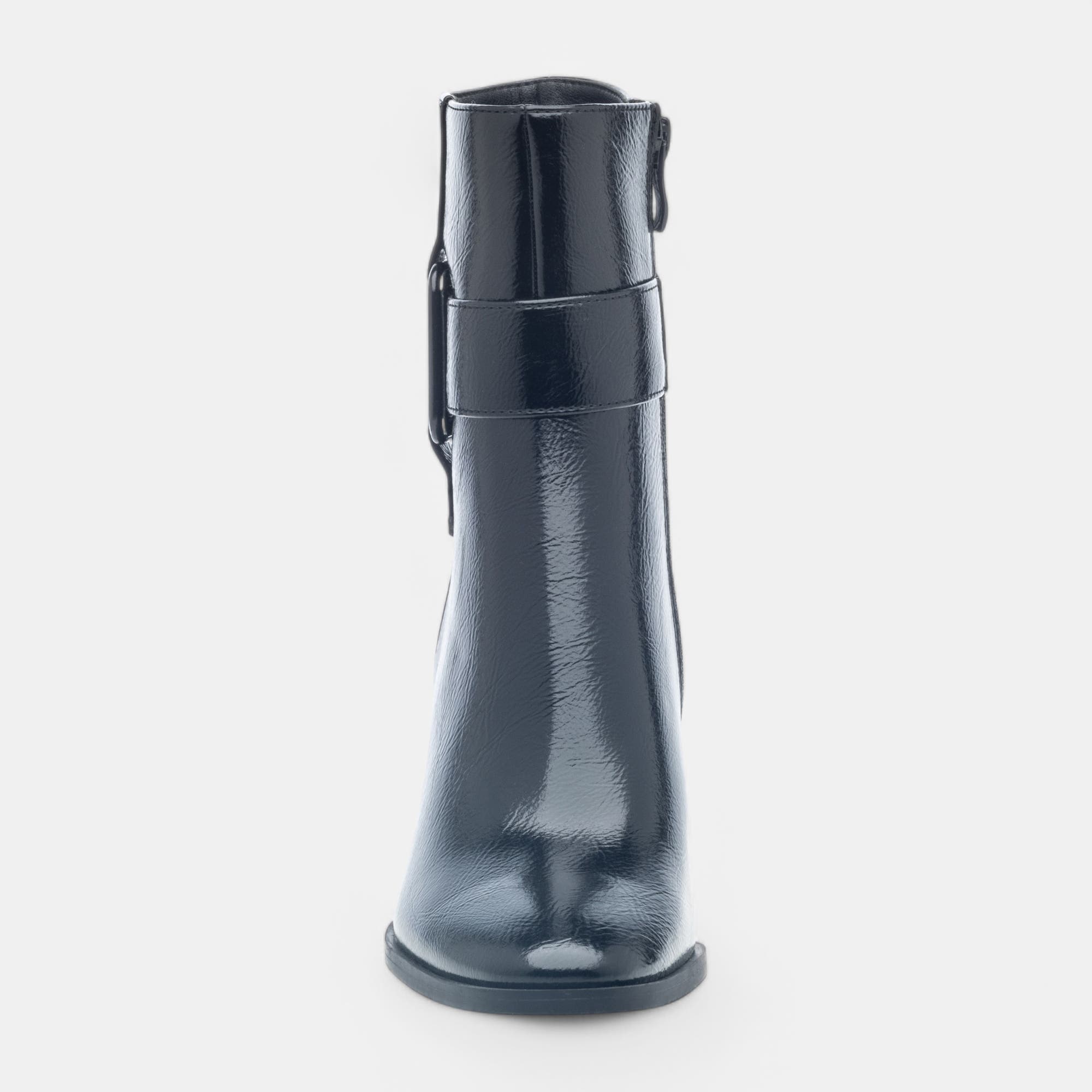 Bottines à talon Femme noir vernis
