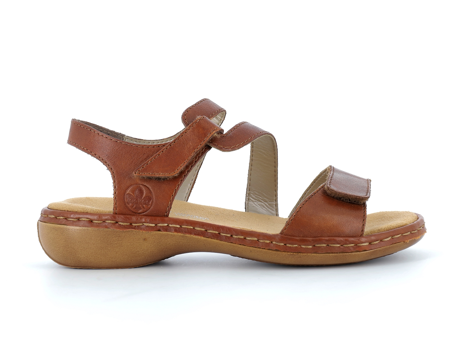 Rieker-659C7 Cuir Cognac