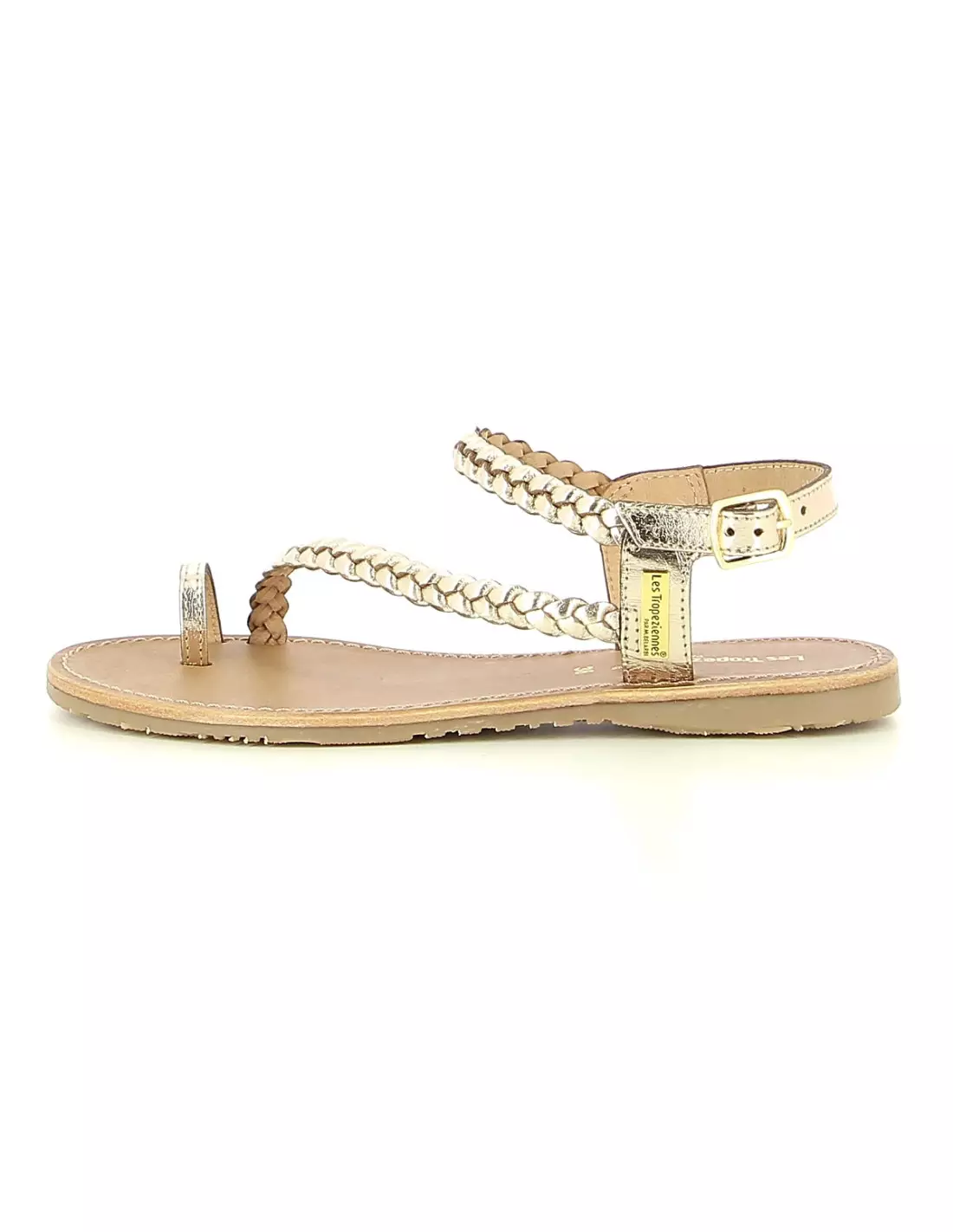 LES TROPEZIENNES DRES HIDEAOR - Sandales & nu-pieds Or