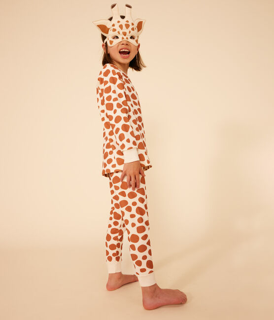 Pyjama déguisement girafe en coton enfant