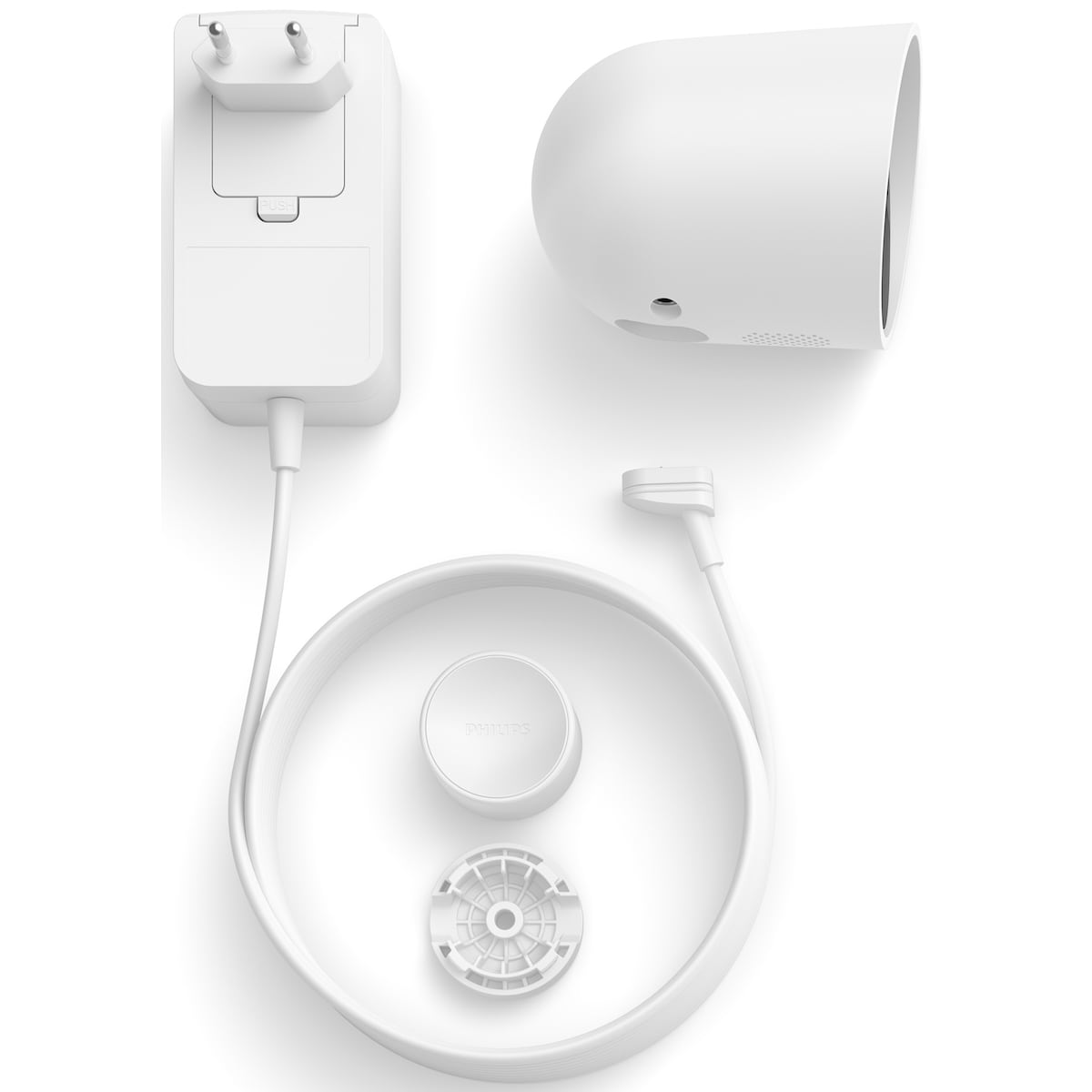 Philips Hue sikkerhetskamera (kablet/hvit)
