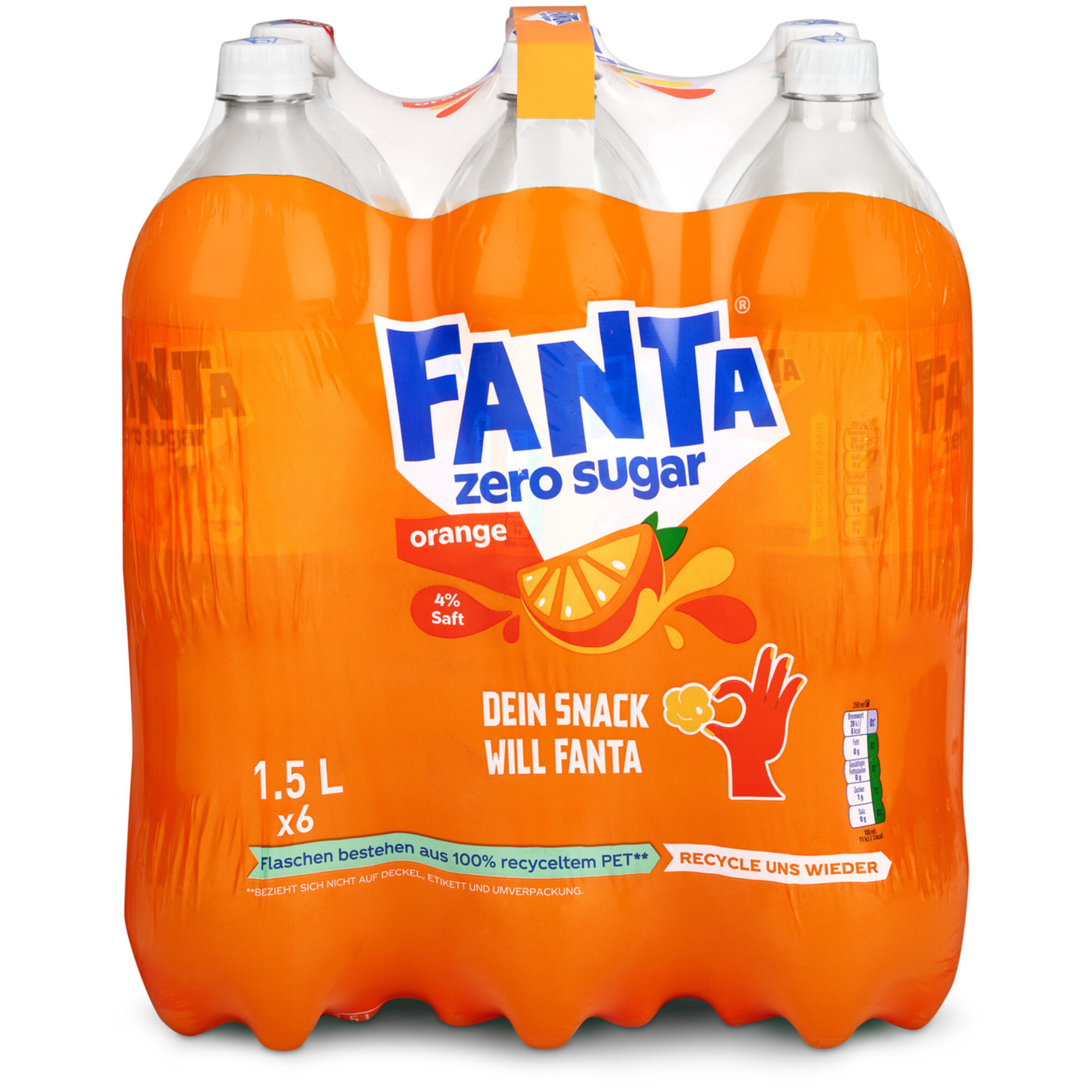 Fanta Orange Zero 6x1,5l