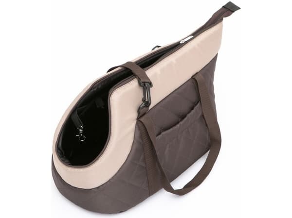 Hobbydog Bag - Brun med beige skjerf (Nubuck) R2
