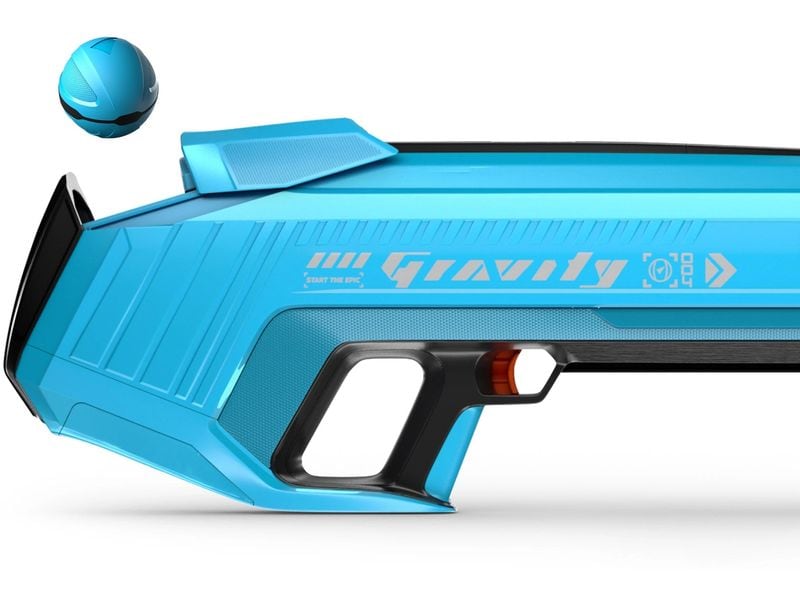 Spyra Wasserpistole Gravity Blau Leistungsstarker Wasserbombenwerfer
