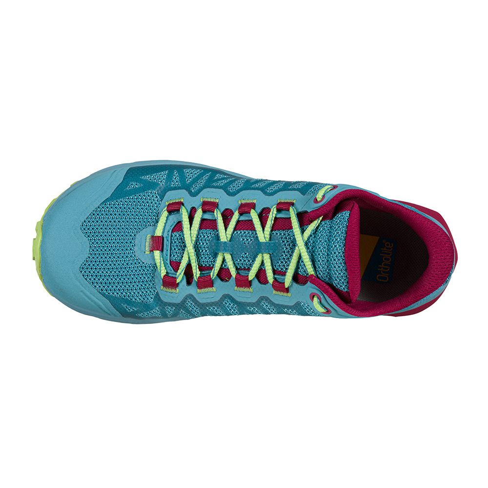 La Sportiva KARACAL - Chaussures de trail Femme topaz/red plum