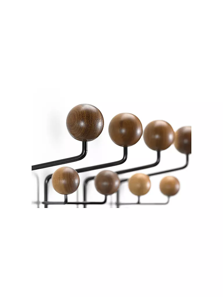 VITRA Garderobe Hang it all Nussbaum/Schoko braun