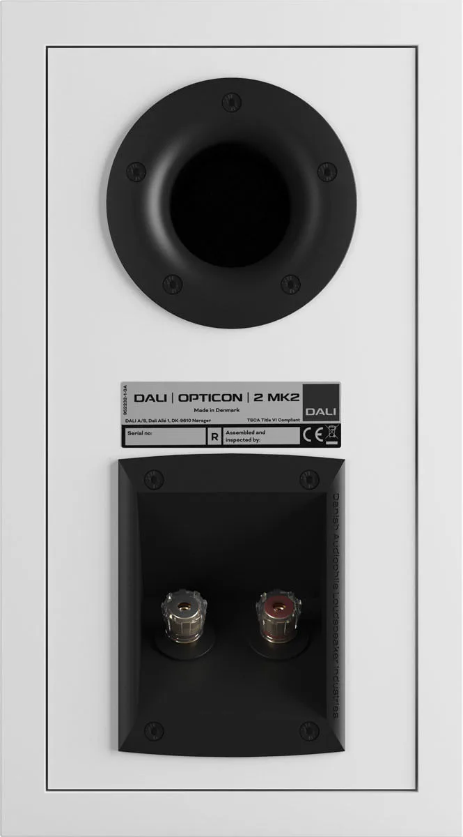 Dali Opticon 2 MKII Blanc satin (la paire) Enceintes bibliothèque