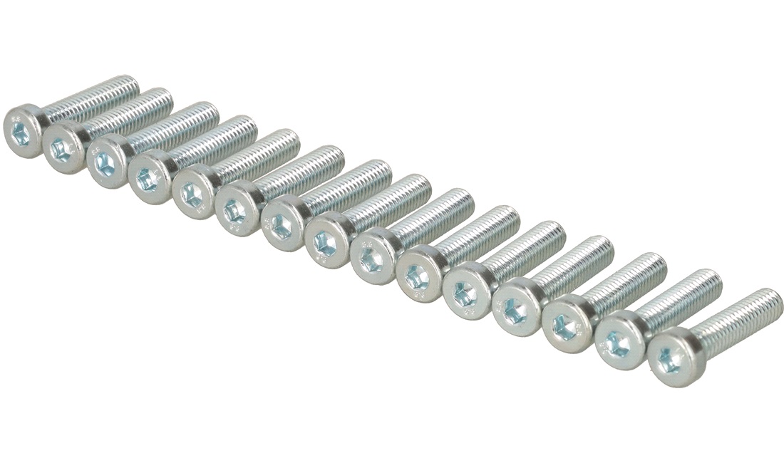 Unbraco bolte 6x25 mm - 15 stk.