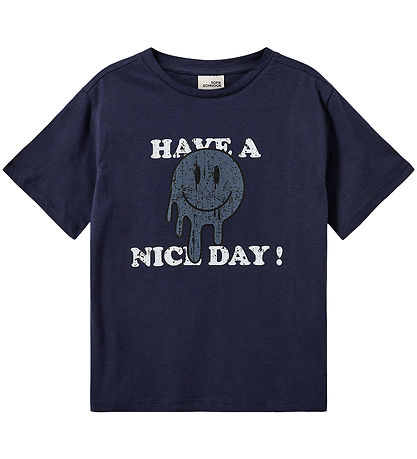 Sofie Schnoor T-Shirt - Dark Navy m. Print