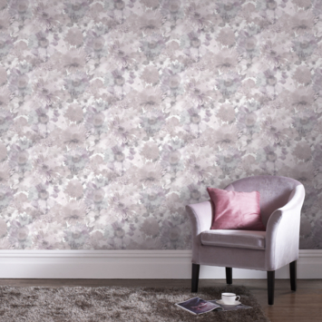 Vliesbehang Summer Garden roze (106372)