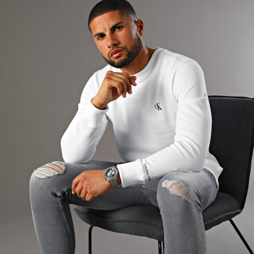 Sweat Crewneck CK Essential 4536 Blanc