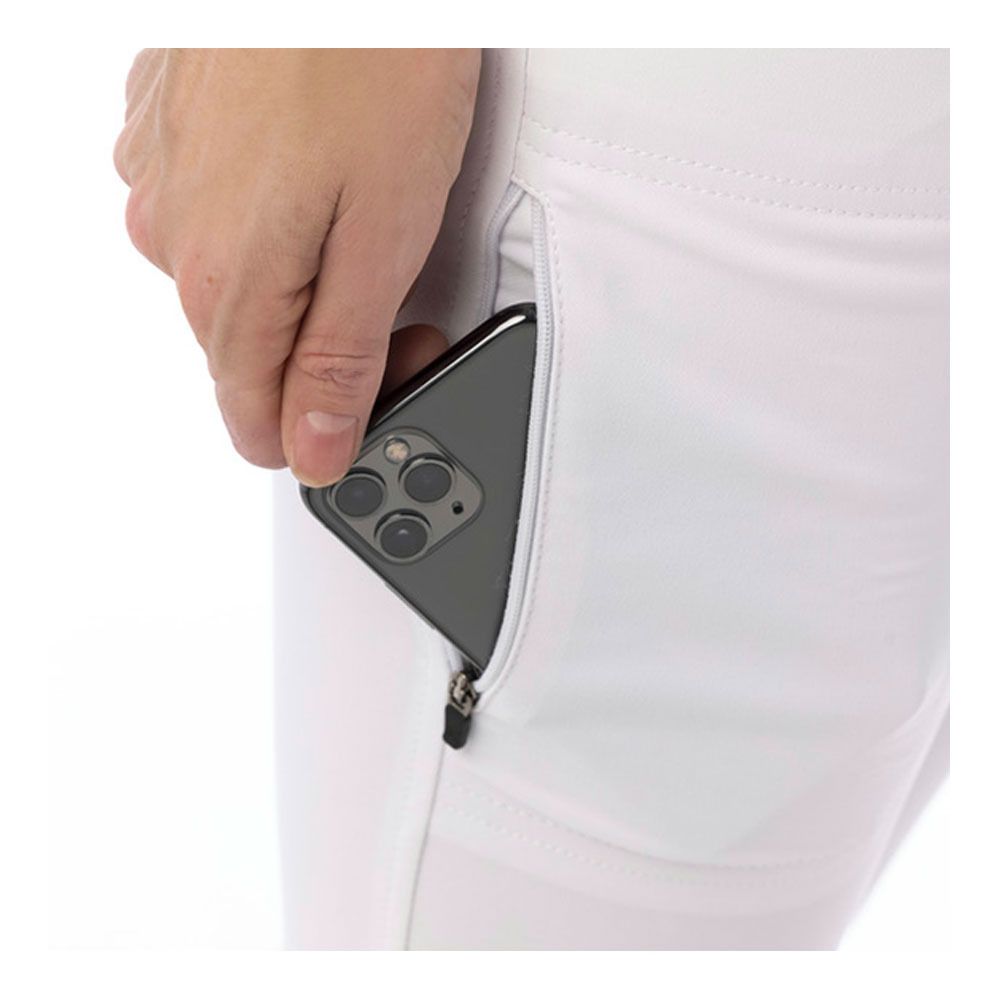 Equitheme LUCY - Pantalon siliconé Femme blanc
