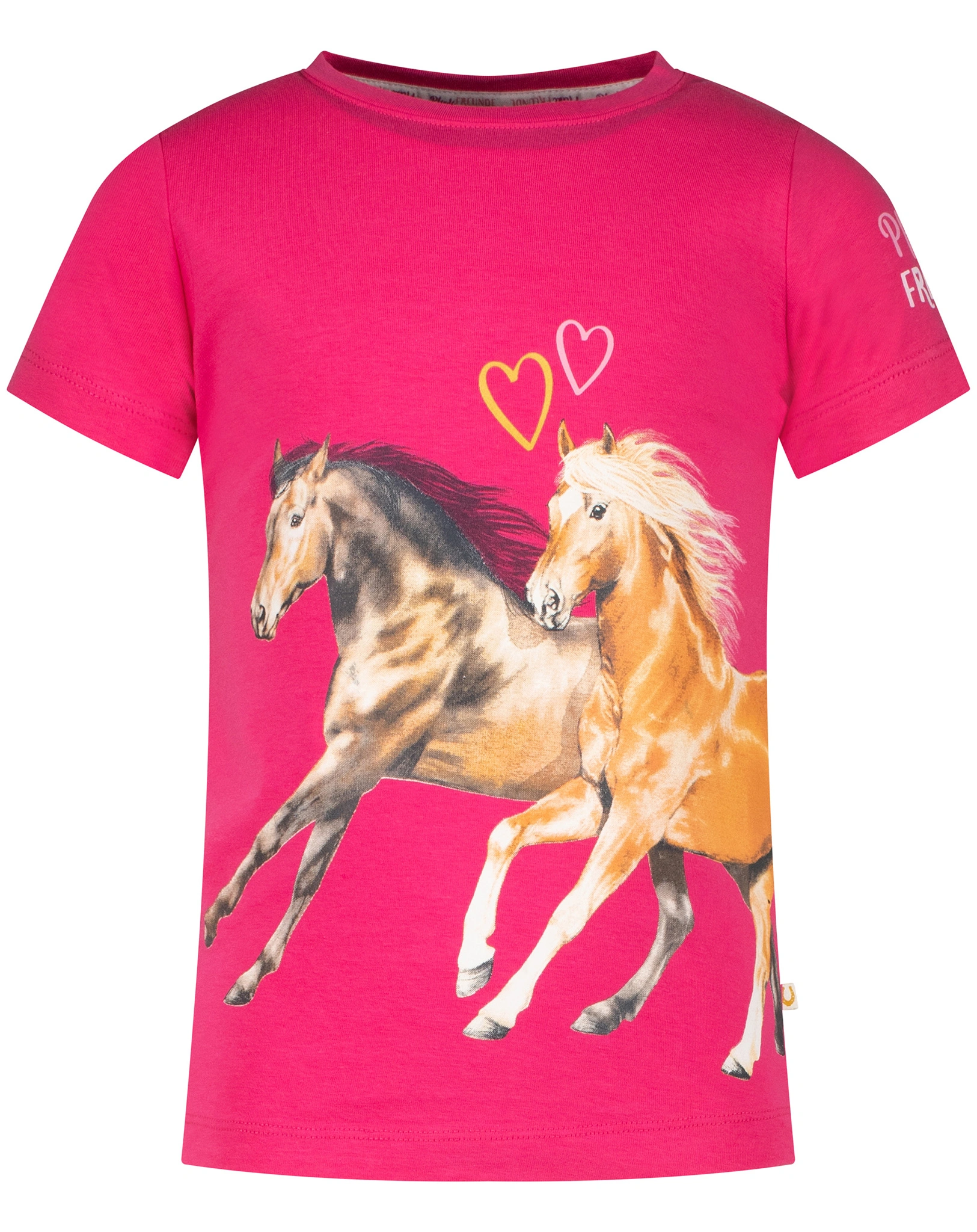 T-Shirt WILD HORSES in magenta