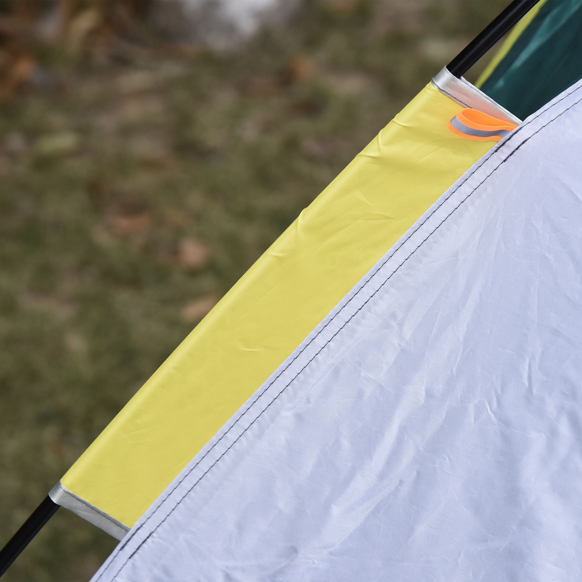 Outsunny Campingzelt für 3-4 Personen olivegrün 205 x 195 x 135 cm (LxBxH)