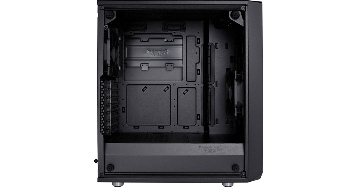 Fractal DesignMeshify C midi tower behuizing  (Zwart | 2x USB-A | Tempered Glass)