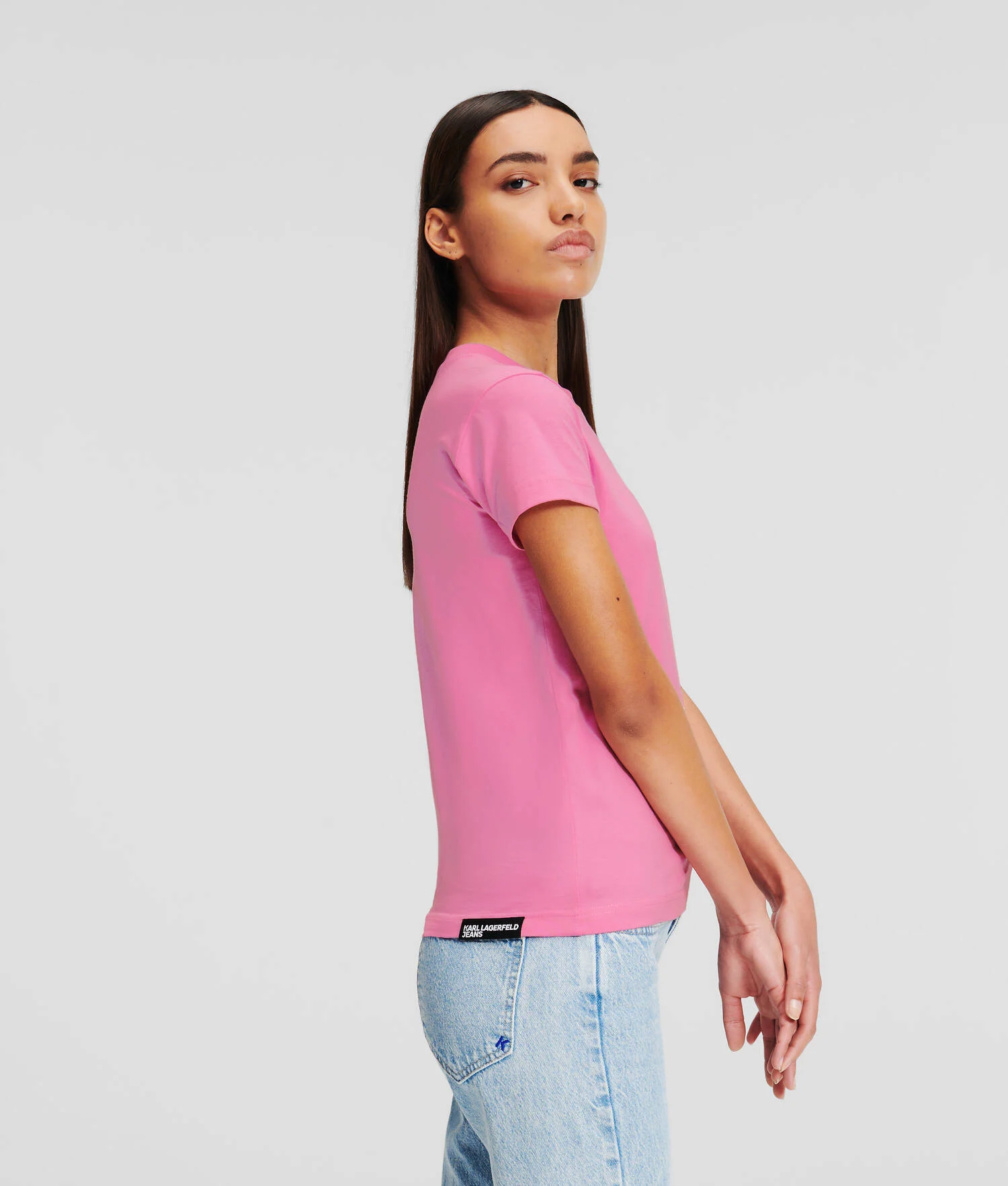 T-SHIRT AJUSTÉ AVEC LOGO KLJ