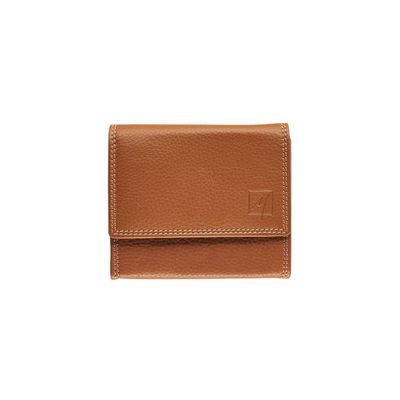 Porte-monnaie compact Dakota - cognac - label M
